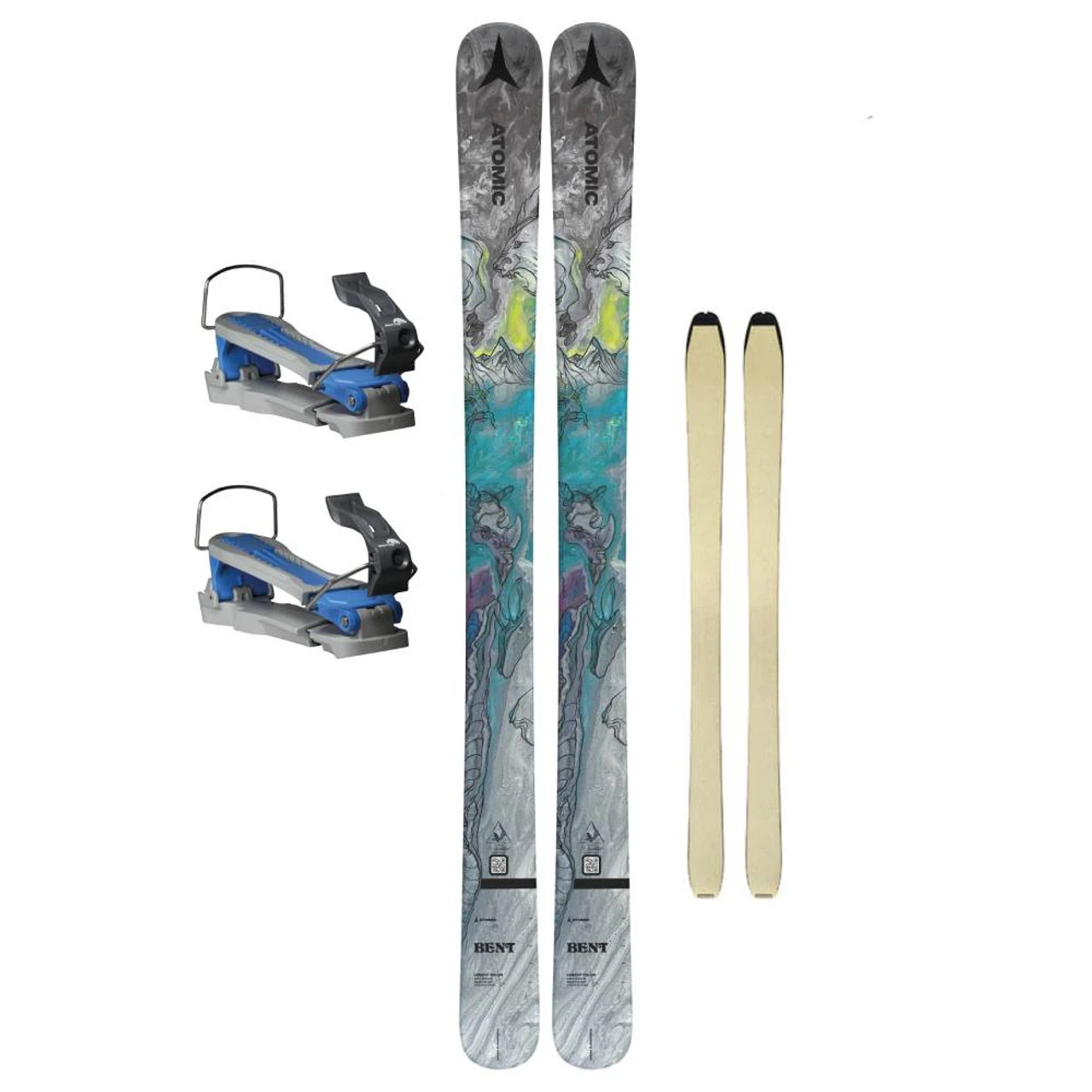 2023 Atomic Bent JR Touring Adapter + Skin Ski Package 3 2023 Atomic Bent JR Touring Adapter + Skin Ski Package