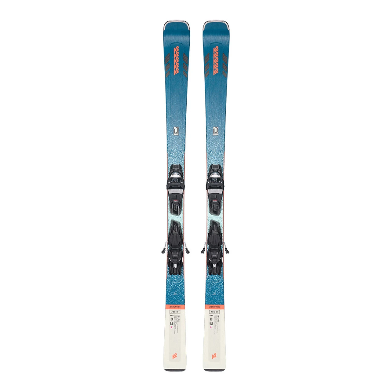 2023 K2 Disruption 78C Womens Skis W/ ER310 CQC Bindings 3 2023 K2 Disruption 78C Womens Skis W/ ER310 CQC Bindings