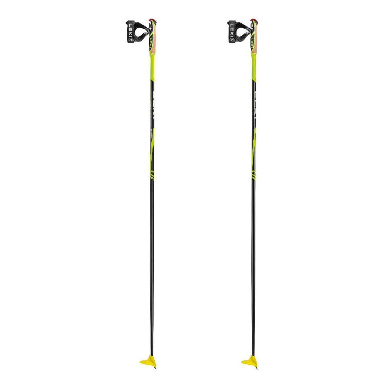 2023 Leki CC 450 Neon Yellow/Black Ski Poles 3 2023 Leki CC 450 Neon Yellow/Black Ski Poles