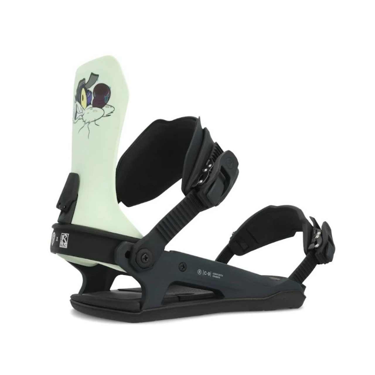 2023 Ride Looney Tunes C-9 Adult Snowboard Bindings 3 2023 Ride Looney Tunes C-9 Adult Snowboard Bindings