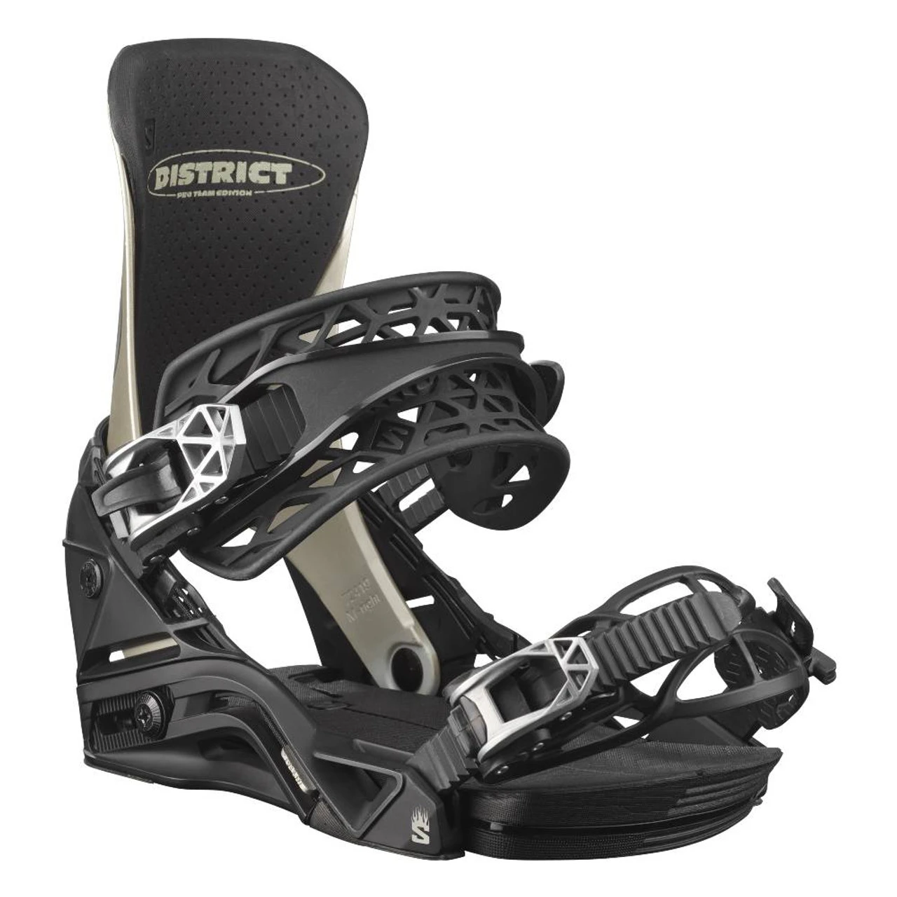 2023 Salomon District Pro Mens Snowboard Bindings 4 2023 Salomon District Pro Mens Snowboard Bindings - Image 2