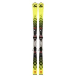 2023 Volkl Racetiger SL Skis W/ RMotion 12 Bindings