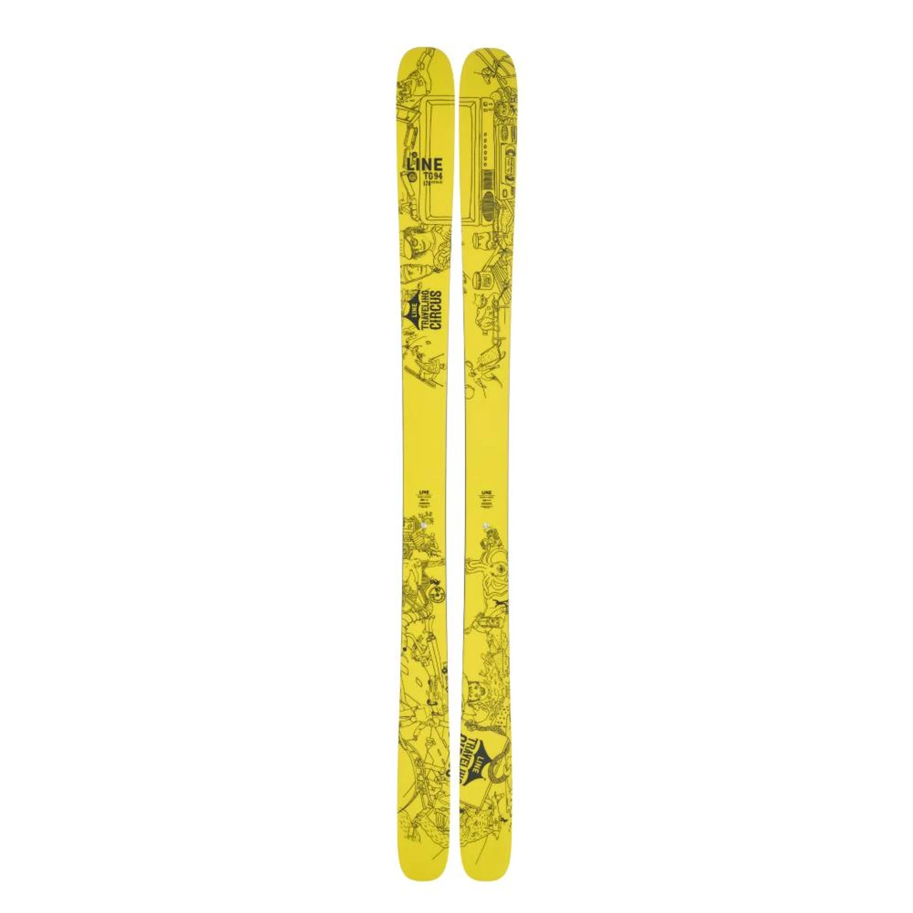 2024 Line Travelling Circus 94 Adult Skis 3 2024 Line Travelling Circus 94 Adult Skis